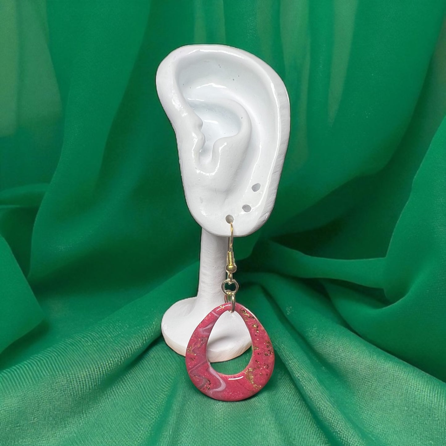 Wavy Pink Pear Ovals