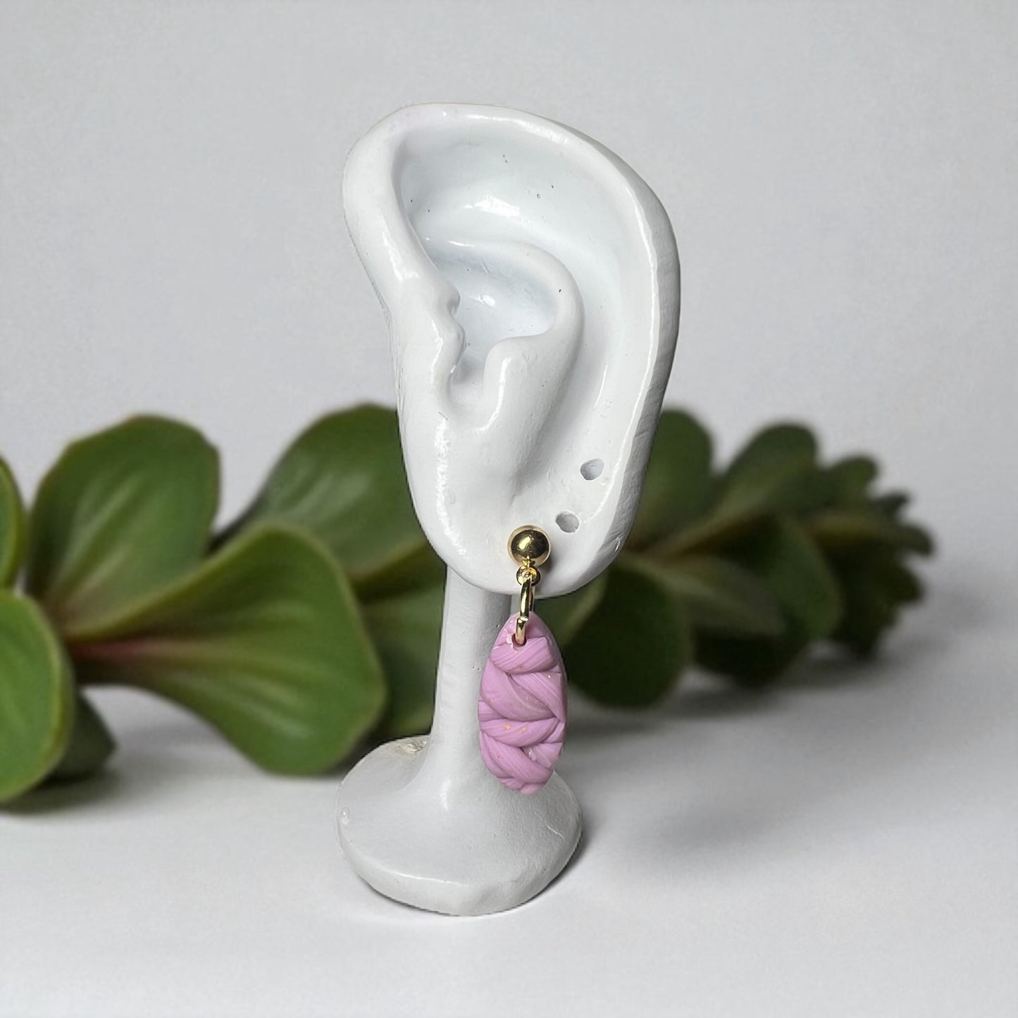 Braided Lavender Ovals