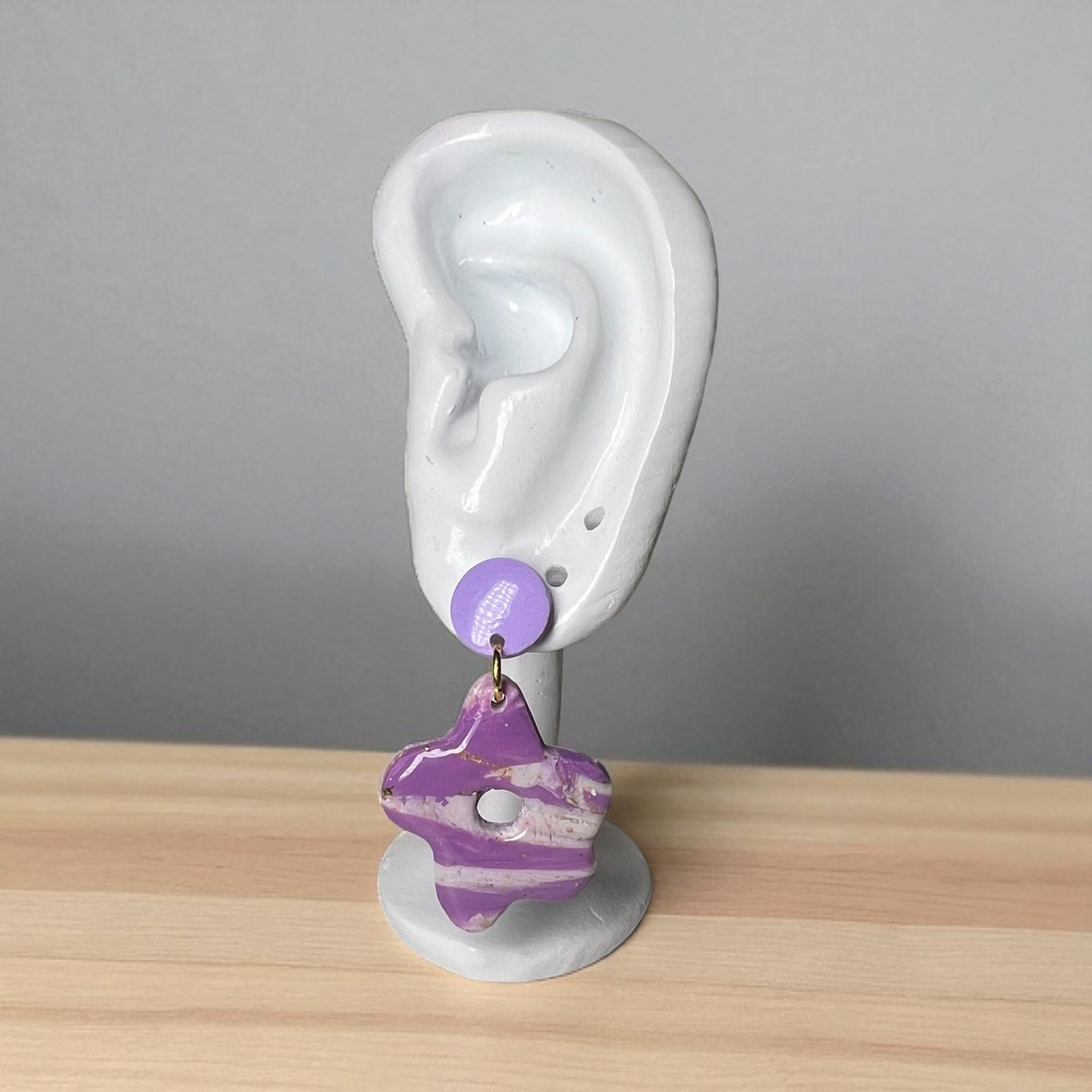 Funky Purple Faux Stone