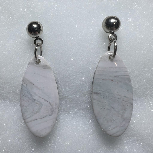 Faux Marble Ovals