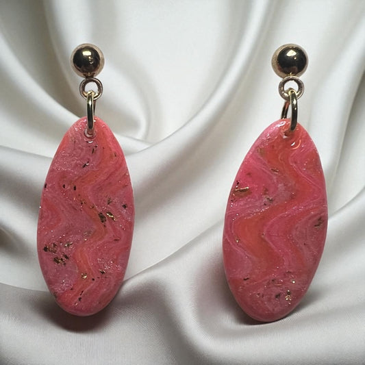 Wavy Peach Ovals