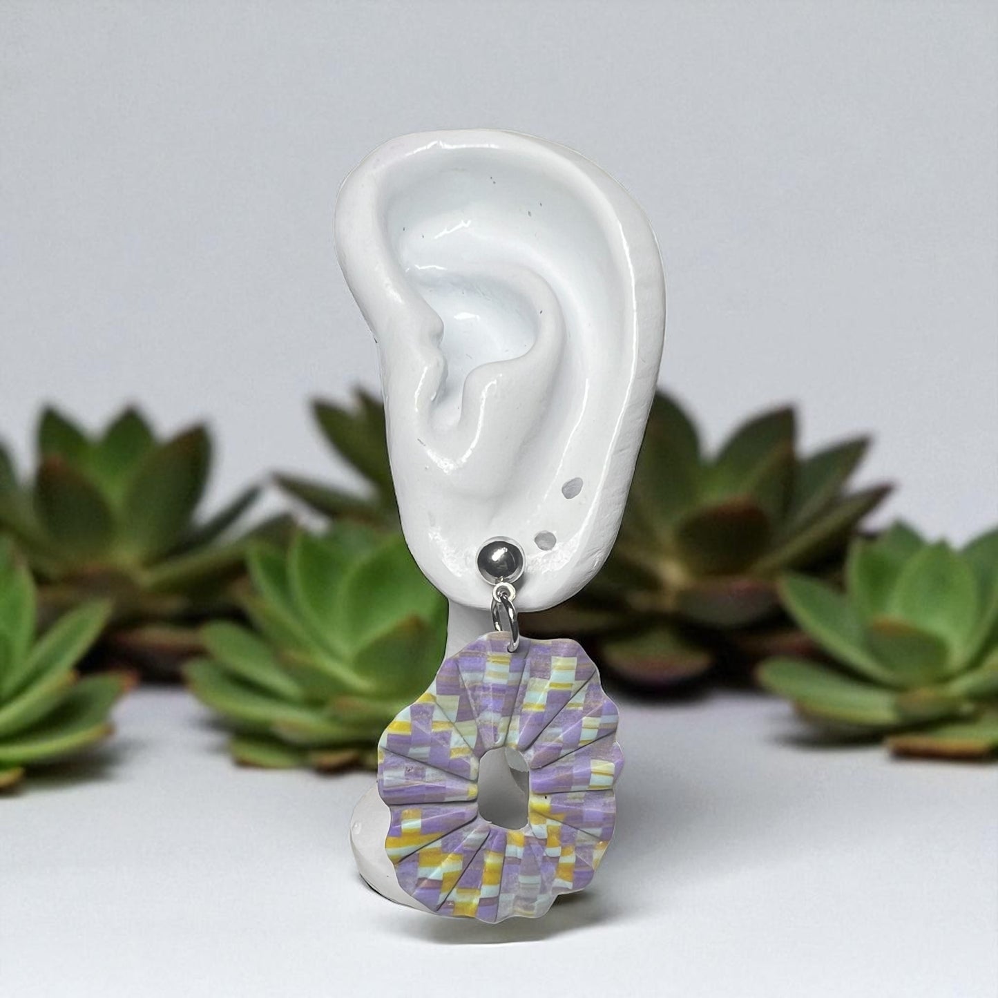 Purple, Mint & Gold Party Ovals