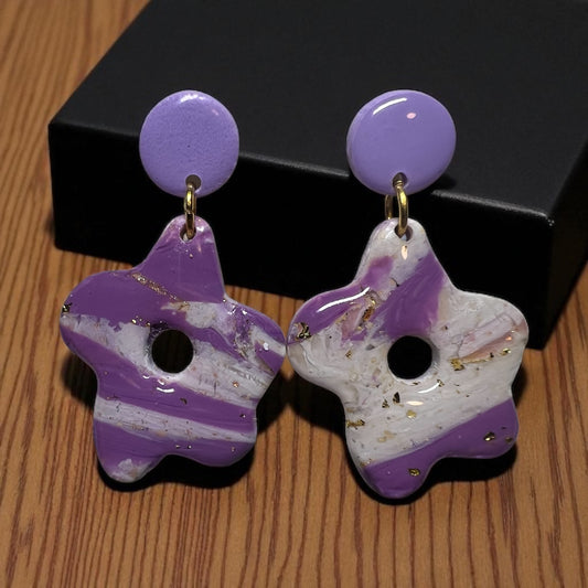 Funky Purple Faux Stone