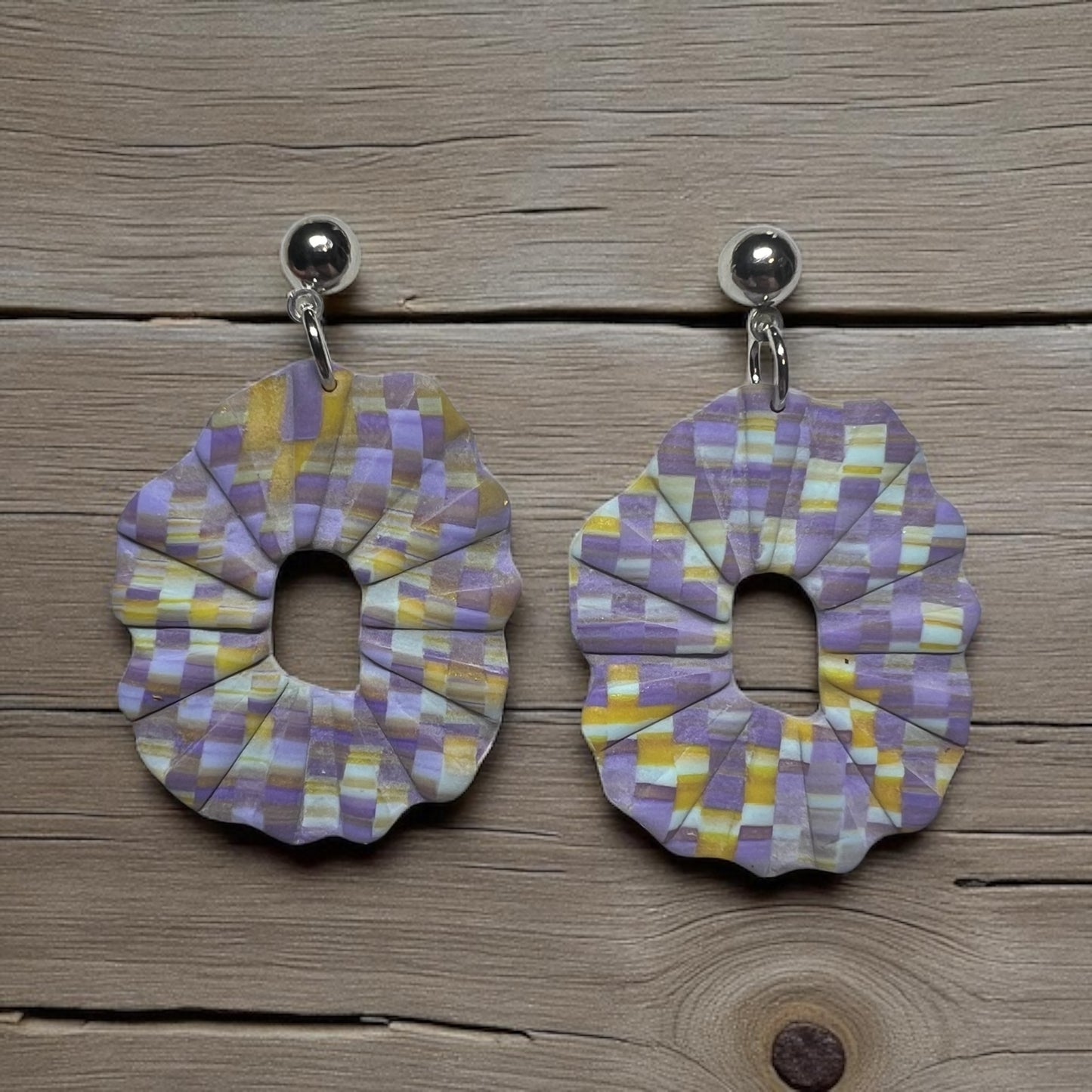 Purple, Mint & Gold Party Ovals