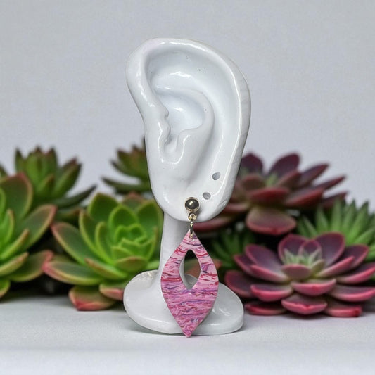 Pink & Purple Pointed Ovals