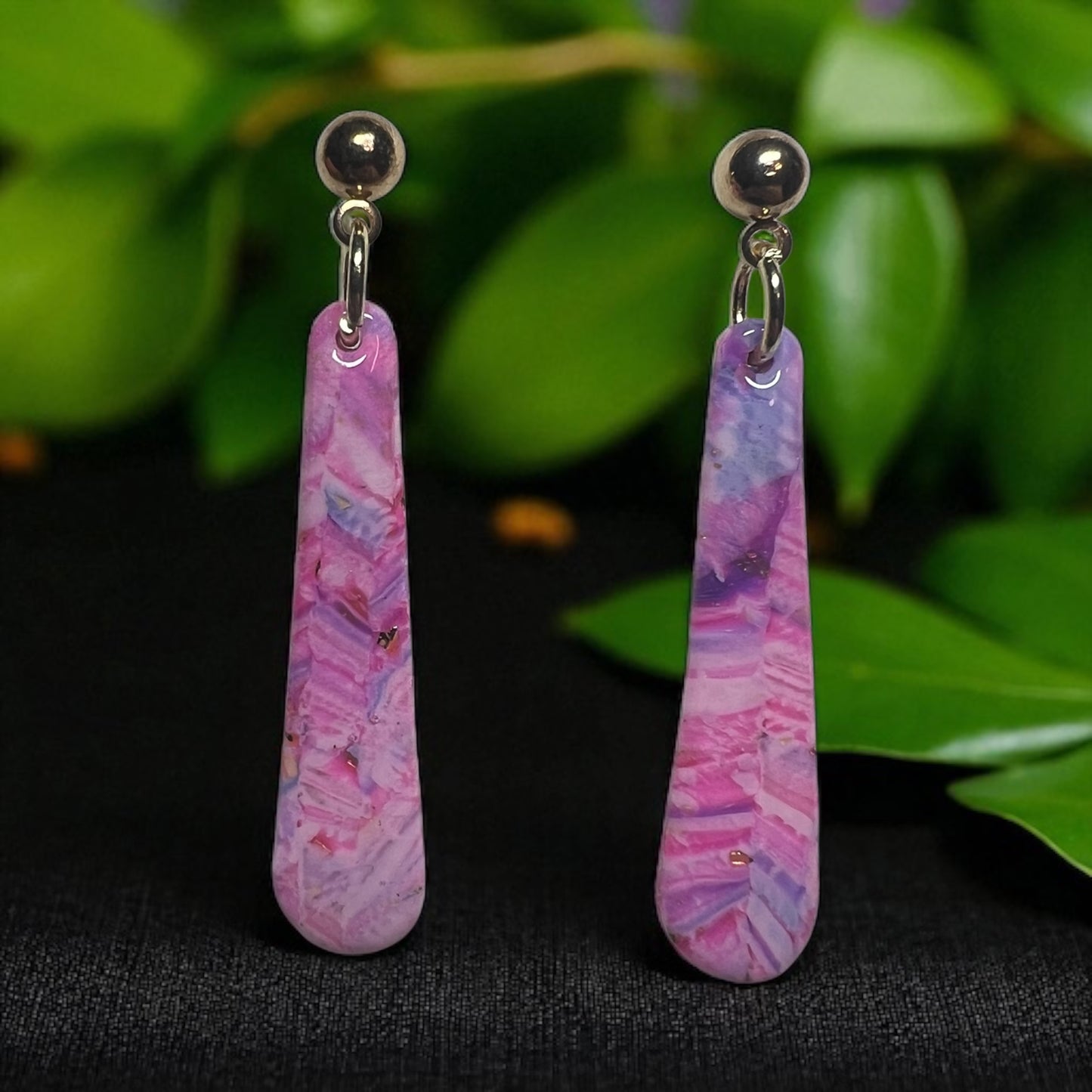 Funky Pink & Purple Dangles