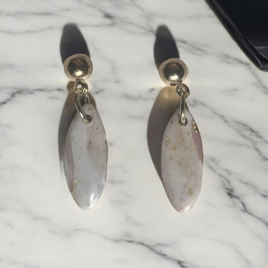 Small Pointed Oval Dangles