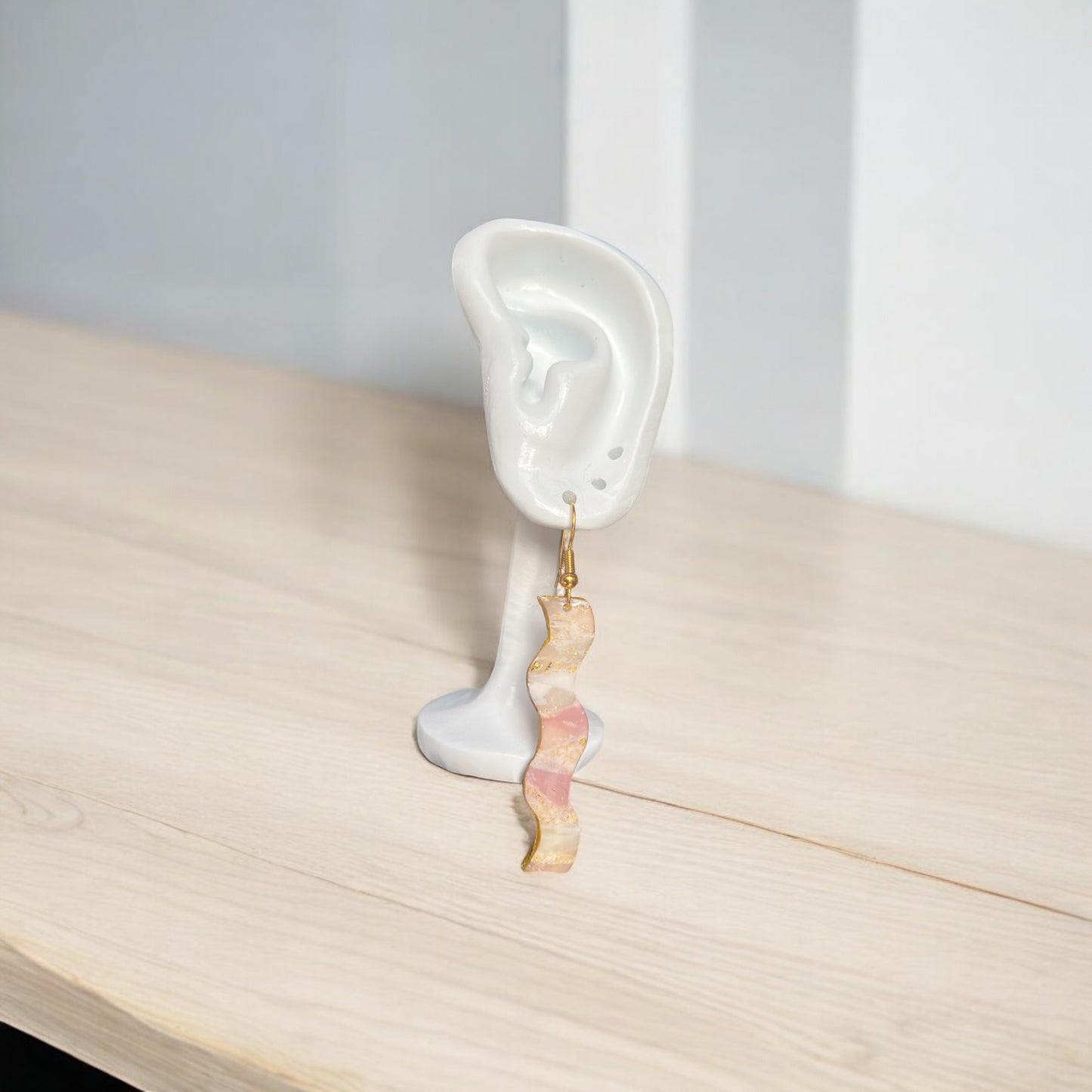 Wavy Marble Dangles