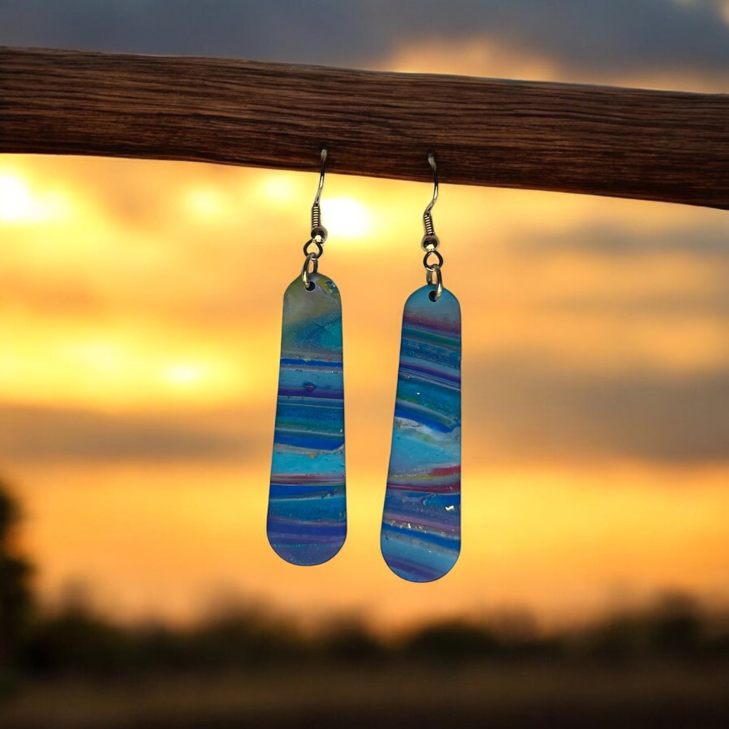 Striped Multicolor Dangles