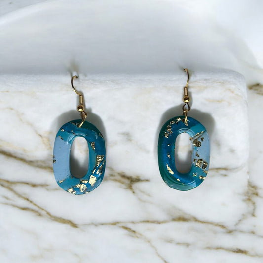 Faux Geode Dangles